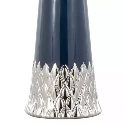 Kirklands Home Navy and Silver Piper Table Lamp White Discount