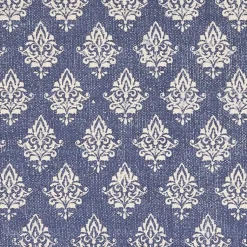 Kirklands Home Navy and White Decorative Placemats, Set of 4 Blue Clearance