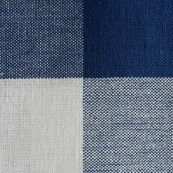 Kirklands Home Navy and White Mixed Check Towels, Set of 3 Blue Sale