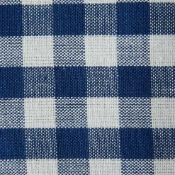 Kirklands Home Navy and White Mixed Check Towels, Set of 3 Blue Sale