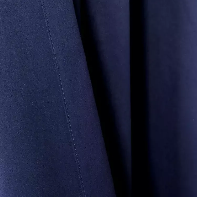 Kirklands Home Navy Back Tab Blackout Curtain Panel Set, 63 in. Blue Clearance
