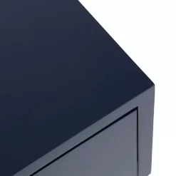Kirklands Home Navy and Gold Glam Accent Table Blue Best