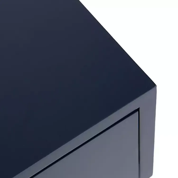 Kirklands Home Navy and Gold Glam Accent Table Blue Best