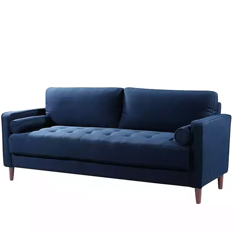 Kirklands Home Navy Chelsea Modern Sofa Blue Best