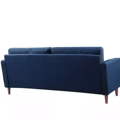 Kirklands Home Navy Chelsea Modern Sofa Blue Best