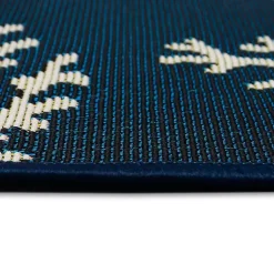 Kirklands Home Navy Blue Coral Indoor/Outdoor Rug, 2x3 Outlet