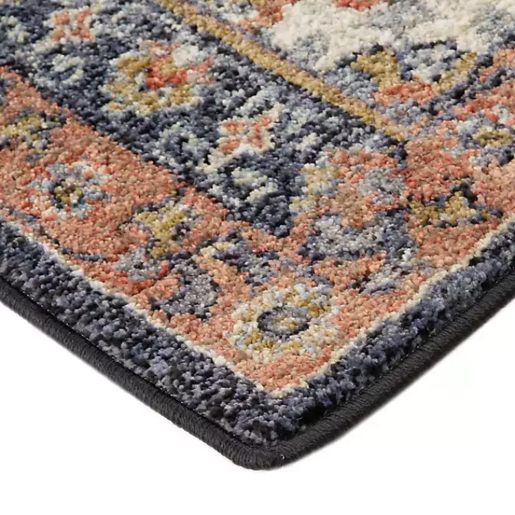 Kirklands Home Navy Floral Runner Blue Outlet