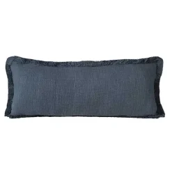 Pillows>Kirklands Home Navy Handwoven Appen Lumbar Pillow Blue