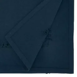 Kirklands Home Navy Hemstitch Table Runner Blue