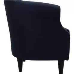 Kirklands Home Navy Rounded Accent Chair Blue Hot