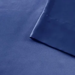 Kirklands Home Navy Satin 6-pc. King Sheet Set Blue Clearance