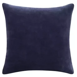 Pillows>Kirklands Home Navy Velvet Handmade Throw Pillow Blue