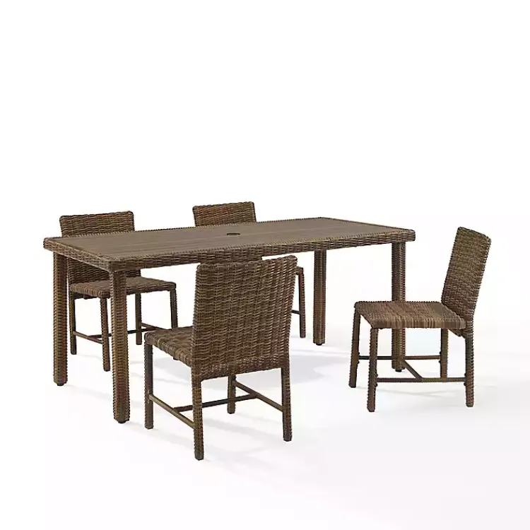Kirklands Home Navy Blue Wicker 5-pc. Outdoor Dining Set Sale