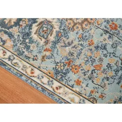 Kirklands Home Navy Bohemian Area Rug, 5x8 Blue Sale