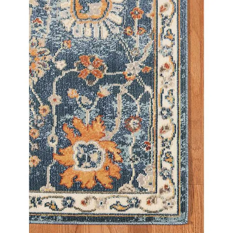 Kirklands Home Navy Bohemian Area Rug, 5x8 Blue Sale