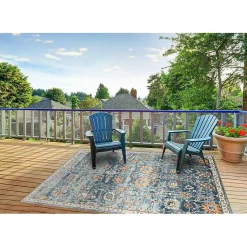 Kirklands Home Navy Bohemian Area Rug, 7x9 Blue Online