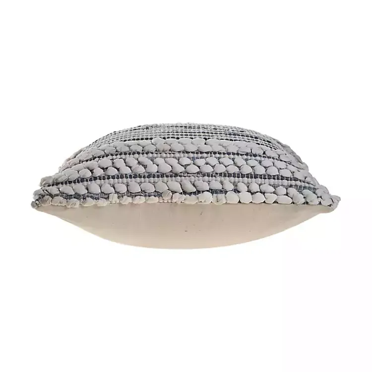 Pillows>Kirklands Home Navy Bold Textured Pillow