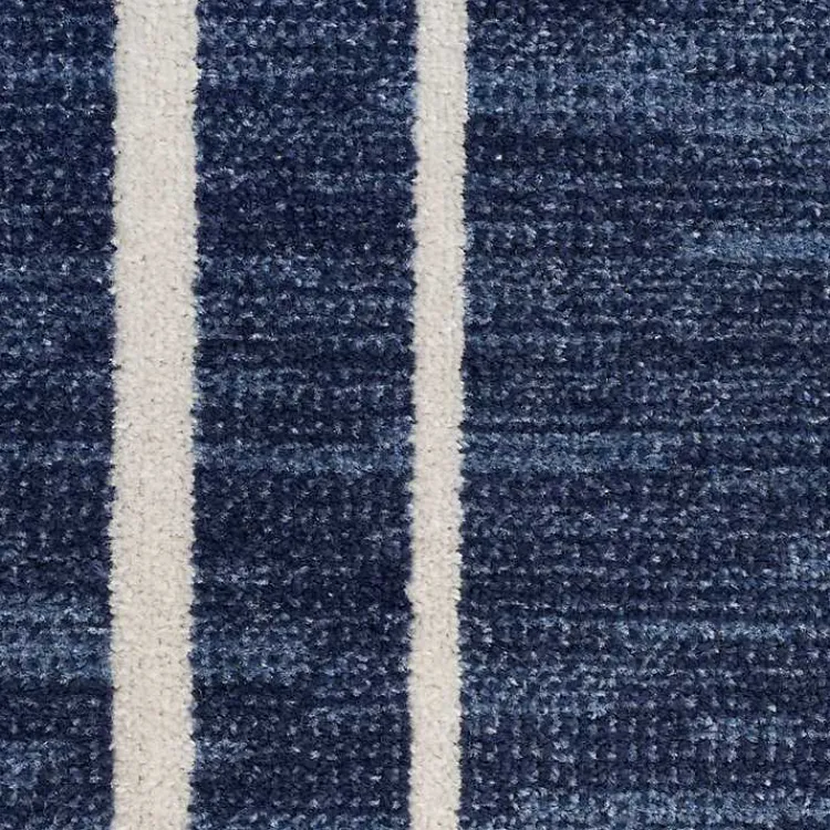 Kirklands Home Navy Bordered Indoor/Outdoor Area Rug, 3x5