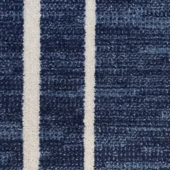 Kirklands Home Navy Bordered Indoor/Outdoor Area Rug, 5x7 Best