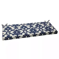 Kirklands Home Navy Bosco Outdoor Bench Cushion Blue Hot