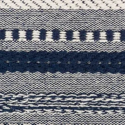 Kirklands Home Navy Braided Stripe Table Runner, 72 in. Blue Discount