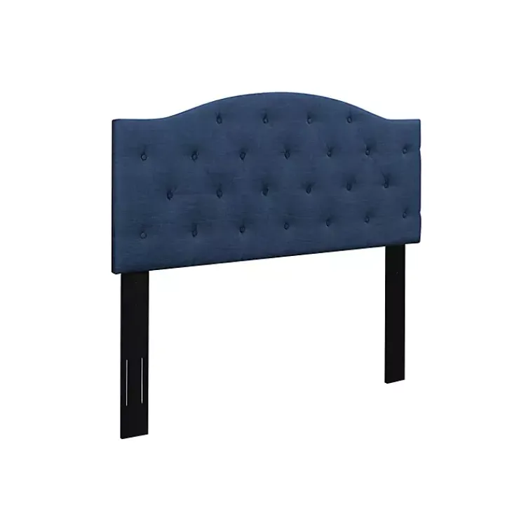Kirklands Home Navy Bryne Button Tufted Full/Queen Headboard Blue Best