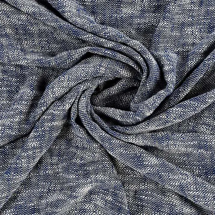 Blankets & Throws>Kirklands Home Navy Chambray Fringe Throw