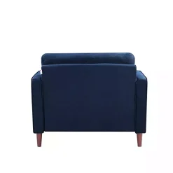 Kirklands Home Navy Chelsea Modern Accent Chair Blue Clearance