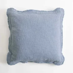 Pillows>Kirklands Home Navy Coco Flange Pillow Blue