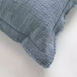 Pillows>Kirklands Home Navy Coco Flange Pillow Blue