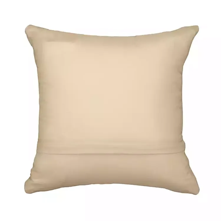 Kirklands Home Navy Coral Woven Outdoor Throw Pillow Best