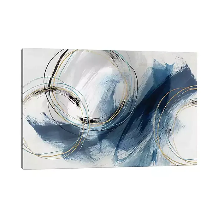 Kirklands Home Navy Detour Canvas Art Print Outlet
