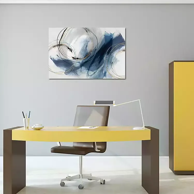 Kirklands Home Navy Detour Canvas Art Print Outlet