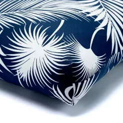 Kirklands Home Navy Floral Outdoor Chair Cushion Blue Best