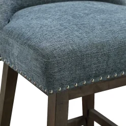 Kirklands Home Navy Greenfield Counter Stool Blue