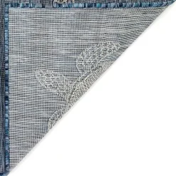 Kirklands Home Navy Harrison Turtle Indoor/Outdoor Area Rug, 7x9 Blue Discount