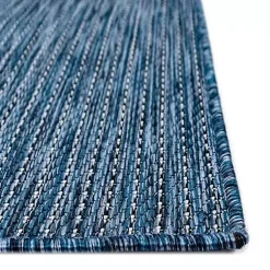 Kirklands Home Navy Intertwine Indoor/Outdoor Area Rug, 4x7 Blue Sale
