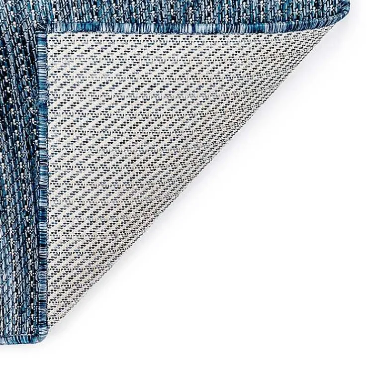 Kirklands Home Navy Intertwine Indoor/Outdoor Area Rug, 4x7 Blue Sale