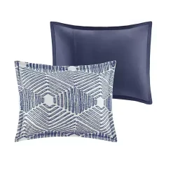 Kirklands Home Navy Jacquard 3-pc. California King Comforter Set Clearance
