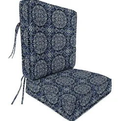 Kirklands Home Navy Medallion Outdoor Deep Seat Cushion Blue Online