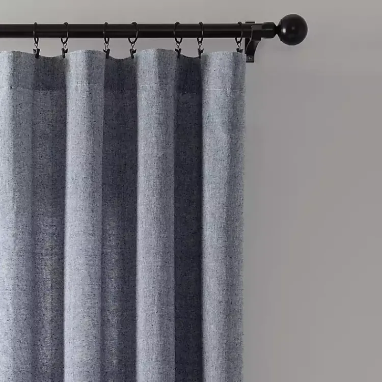 Kirklands Home Navy Nantucket Fringe Curtain Panel Set, 84 in. Discount