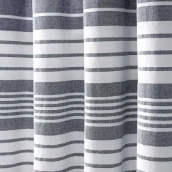 Kirklands Home Navy Nantucket Fringe Curtain Panel Set, 84 in. Discount