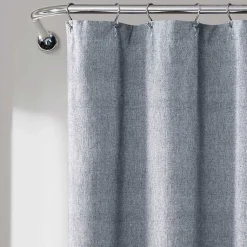 Kirklands Home Navy Nantucket Tassel Fringe Shower Curtain Blue Online