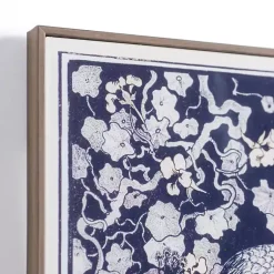 Kirklands Home Navy Peacock Framed Art Print Online