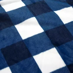 Kirklands Home Navy Plaid Faux Fur 3-pc. Full/Queen Comforter Set Online