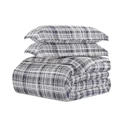 Kirklands Home Navy Plaid Polka Dot 2-pc. Twin Duvet Cover Set Online