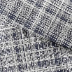 Kirklands Home Navy Plaid Polka Dot 2-pc. Twin Duvet Cover Set Online