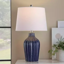 Kirklands Home Navy Rockwell Table Lamps, Set of 2 Blue