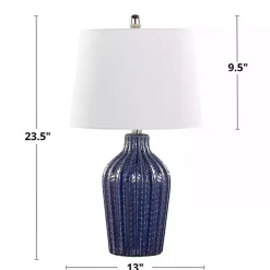 Kirklands Home Navy Rockwell Table Lamps, Set of 2 Blue