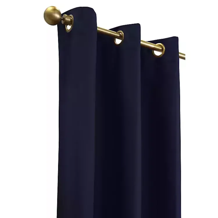 Kirklands Home Navy Room Darkening Curtain Panel Set, 63 in. Blue Online